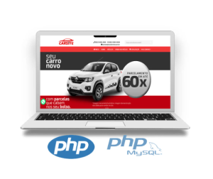 Script Site loja de automóveis em PHP